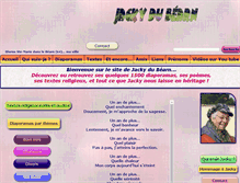 Tablet Screenshot of jackydubearn.fr